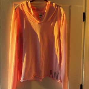 PINK Victoria's Secret V-Neck Sweater in Light Pink